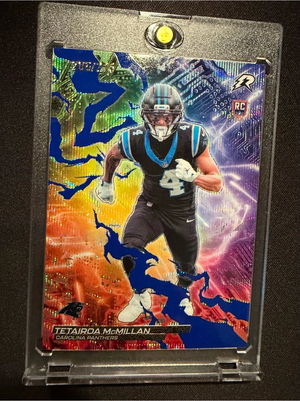 2025 Topps Resurgence Tetairoa McMillan Rookie Navy Surge /275 Carolina Panthers
